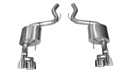 2018-2023 Mustang GT Coupe | Sport, Touring / 3.0 in Axle-Back 4.0 in Twin Tips
