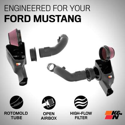 K&N 2024 Ford Mustang GT 63 Series Air Intake