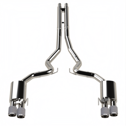 3in. Active Touring Style Cat-Back (H) 18-24 5.0L Mustang w/Carbon Tips