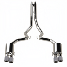 3in. Active Touring Style Cat-Back (H) 18-24 5.0L Mustang w/Carbon Tips