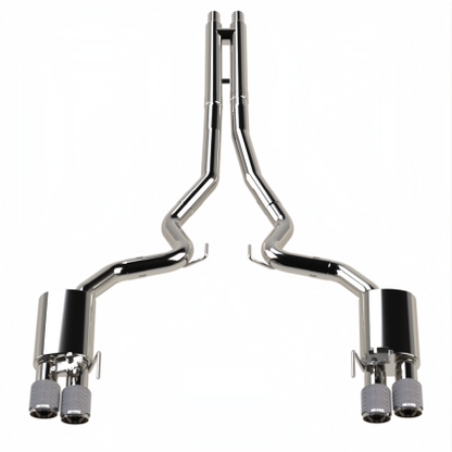 3in. Active Touring Style Cat-Back (H) 18-24 5.0L Mustang w/Carbon Tips