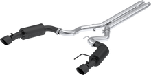 3" Cat-Back, Dual Split Rear, 2024-2025 Ford Mustang GT S650 5.0L, Street Profile, Black-Coated Aluminized Steel