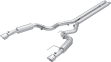 3" Cat-Back, Dual Split Rear, 2024-2025 Ford Mustang GT S650 5.0L, Race Profile, Aluminized Steel