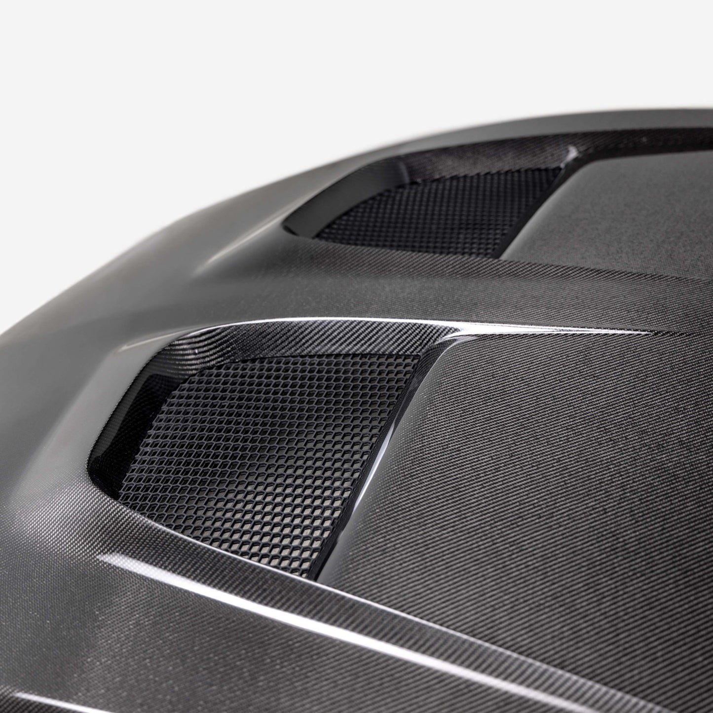 GTD Style Carbon Fiber Hood - S650 Mustang