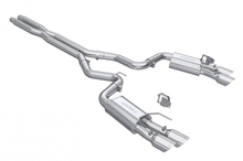 3" Cat-Back, Dual Split Rear w/ Quad Tips, 2024-2025 Ford Mustang GT 5.0L, Aluminized Steel, Street Profile